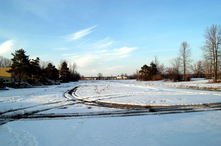 Twilite Drive-In Theatre - Twilite Lot Winter 2004 (newer photo)